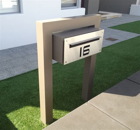 steel letter boxes perth|freestanding letterbox perth.